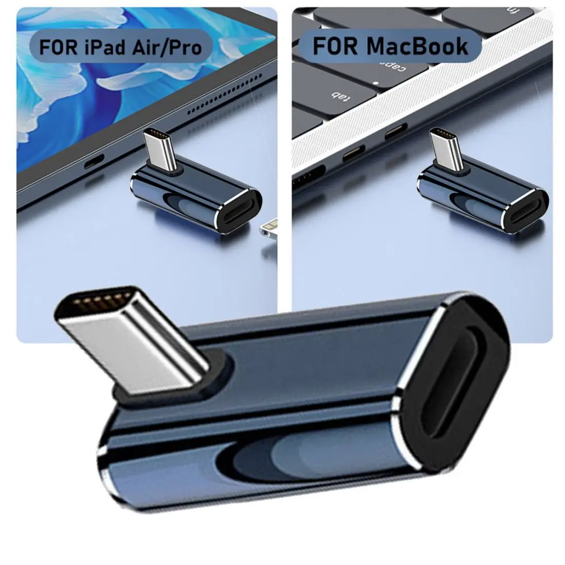 CY-adaptador de corriente USB-C tipo C macho a 8P hembra, 27W, Compatible con iPhone 15, Andtoid y Tablet, 480Mbps de datos - imagen 3