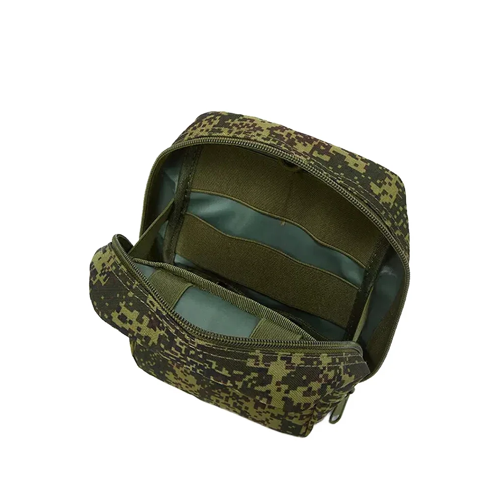 Botiquín de primeros auxilios ruso Vintage, botiquín de primeros auxilios de camuflaje para hombre verde pequeño, bolsa pequeña de almacenamiento de supervivencia en el campo, botiquín de primeros auxilios WW2 - imagen 5