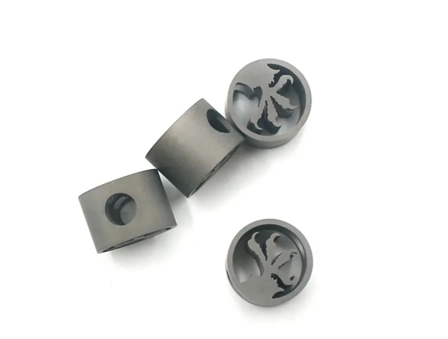 Cuchillo de garra de águila MT de titanio, cadena con cuentas, Paracord, ropa de caza DIY, herramienta colgante con cremallera, 1 ud. - imagen 5