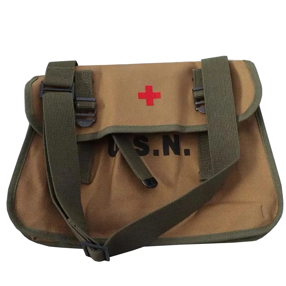 Kit de primeros auxilios médico americano, bolsa de Medicina de transporte, supervivencia en la naturaleza, soldado americano, equipo especial, WWII WW2 - imagen 2