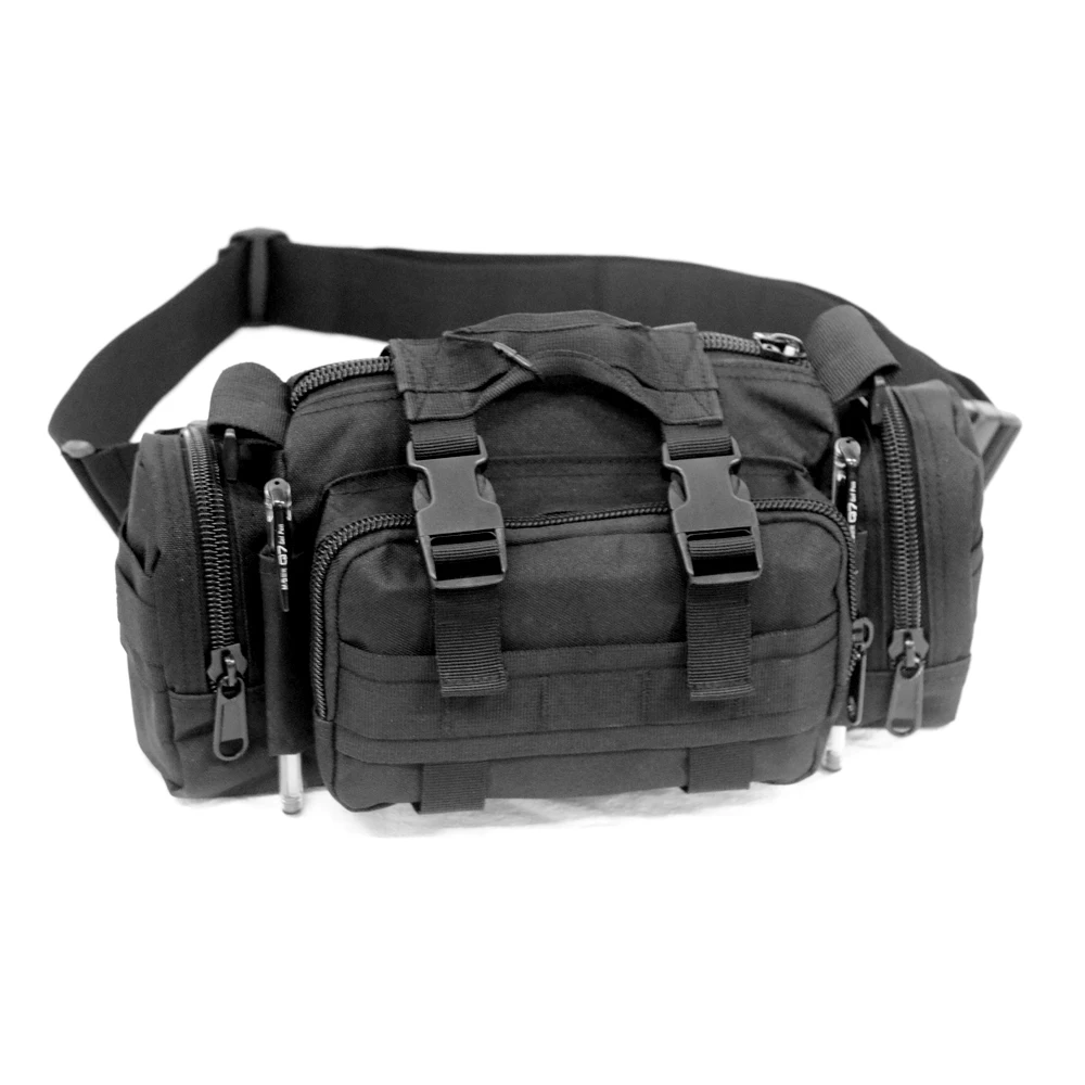 Bolsa táctica multifuncional, riñonera para deportes al aire libre, riñonera ajustable con cremallera, bolsa de almacenamiento de herramientas, bolsa para cámara