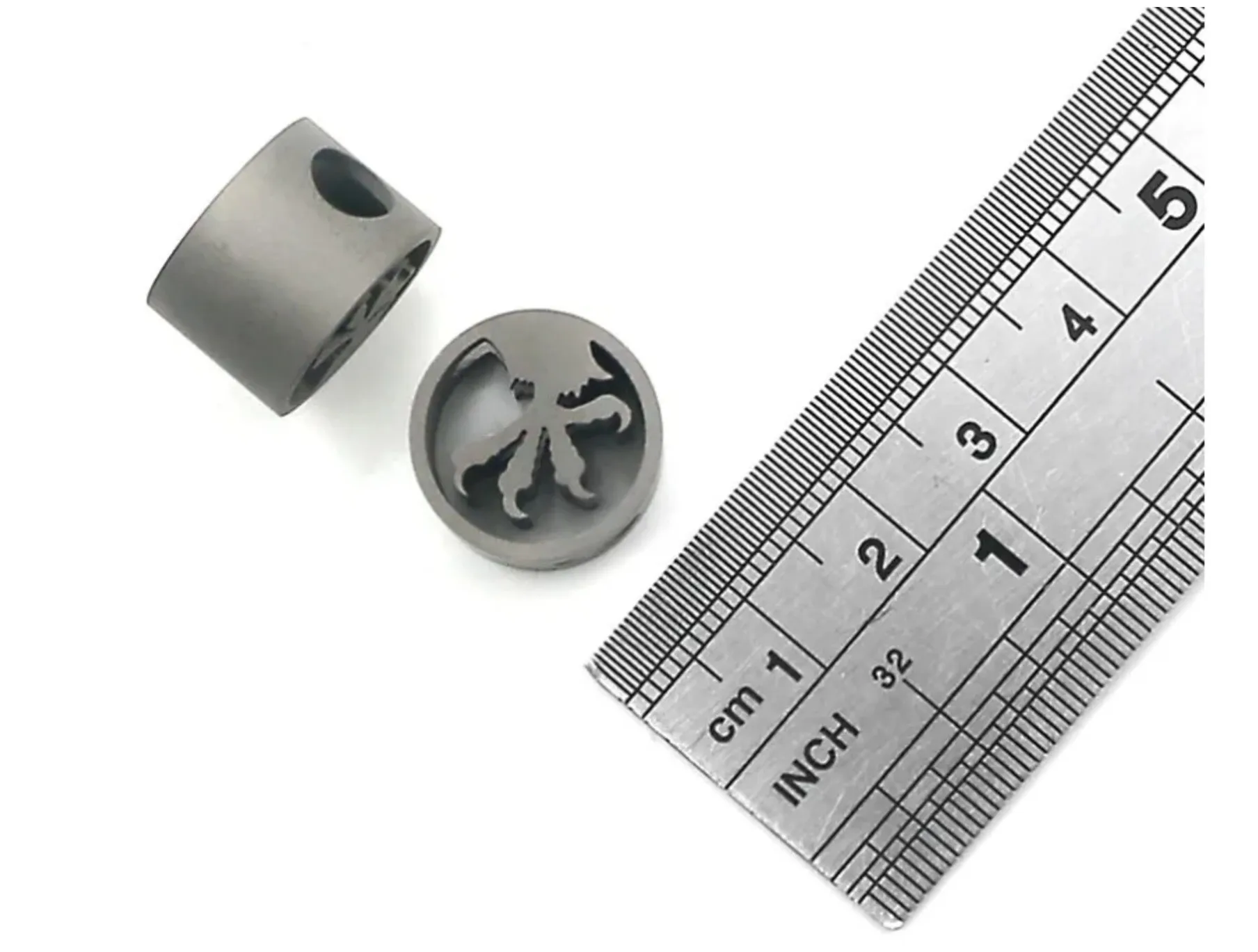 Cuchillo de garra de águila MT de titanio, cadena con cuentas, Paracord, ropa de caza DIY, herramienta colgante con cremallera, 1 ud. - imagen 4