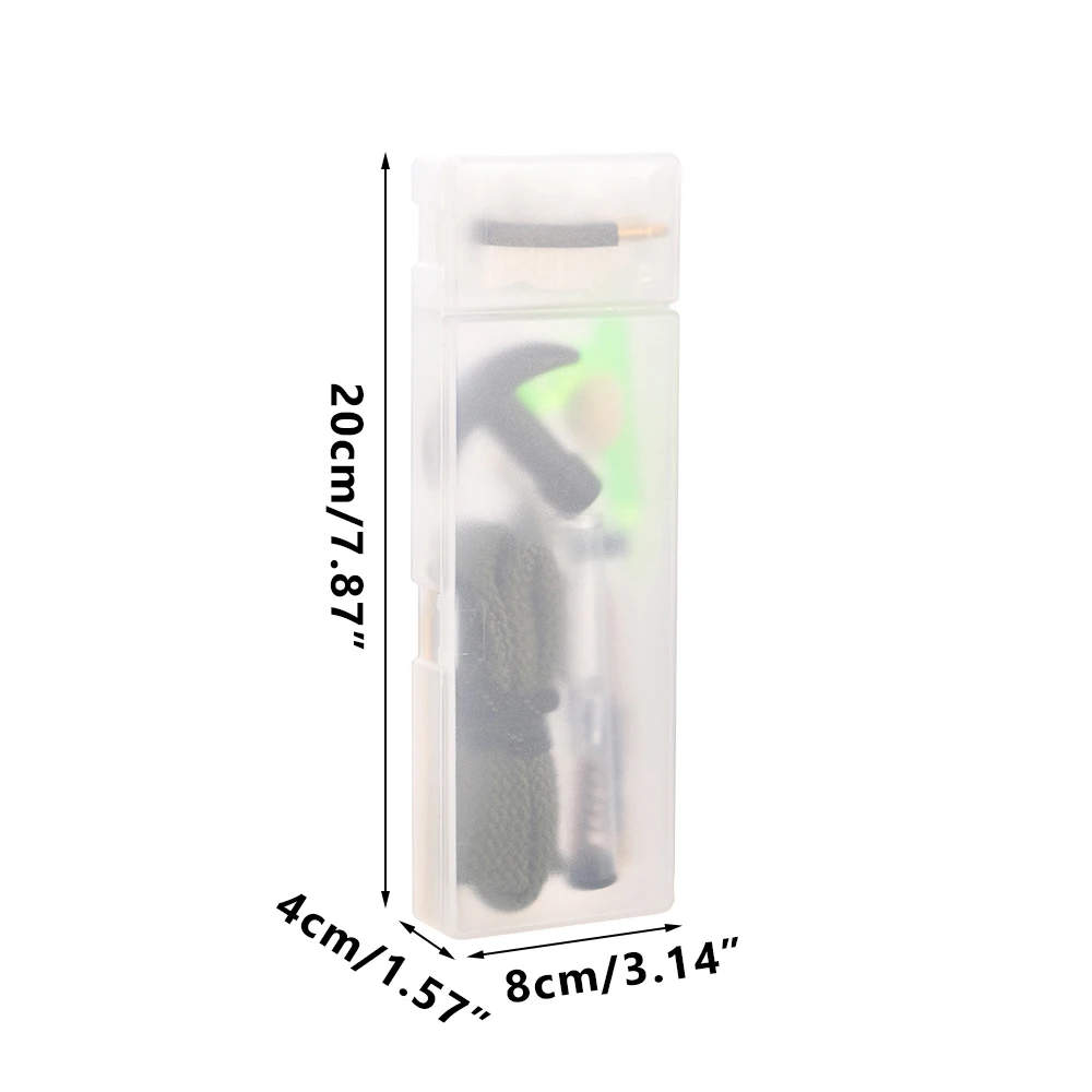 Kit de limpieza de pistola de 17 Uds., Kit de cepillos de limpieza de pistola de 38Cal de 9mm, herramientas de limpieza para mantenimiento de armas, accesorios de caza - imagen 3