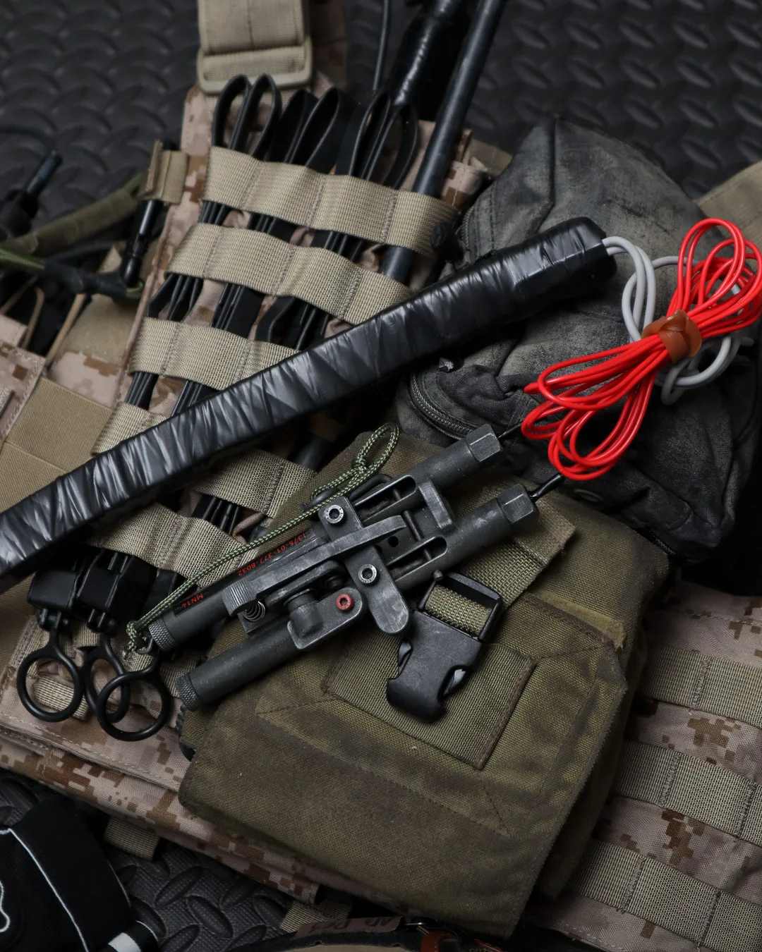 Accesorio airsoft nailon tipo detonador CS MK54 cosplay exterior
