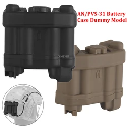 Casco Airsoft NVG, caja de batería, modelo de cascos tácticos de Paintball AN/PVS-31, caja de batería, modelo simulado, sin función, accesorios decorativos