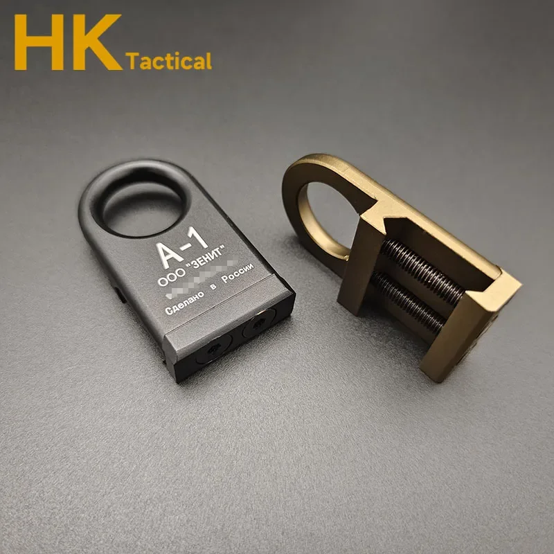 Base de montaje de eslinga táctica Airsoft A-1 QD, rieles Picatinny de 20MM, correas de separación rápida, eslingas de caza al aire libre con logotipo - imagen 5