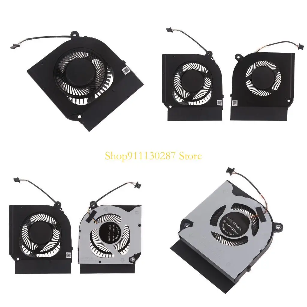 J1HC 5V CPU GPU Radiador Ventilador computadora portátil Ventilador para AN515-55 AN515 55 Ventiladores laptop laptop