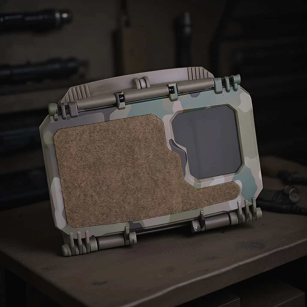 Funda de teléfono táctica Universal V2 PLUS MOLLE, chaleco con mapa, tablero de navegación GPS, soporte para dispositivo para Airsoft, Paintball, caza, juego CS - imagen 3