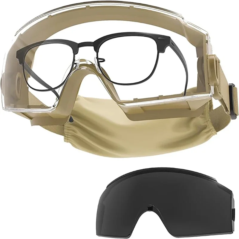 OneTigris gafas tácticas sobre gafas antiniebla gafas tácticas gafas de seguridad OTG protección con lente intercambiable - imagen 3
