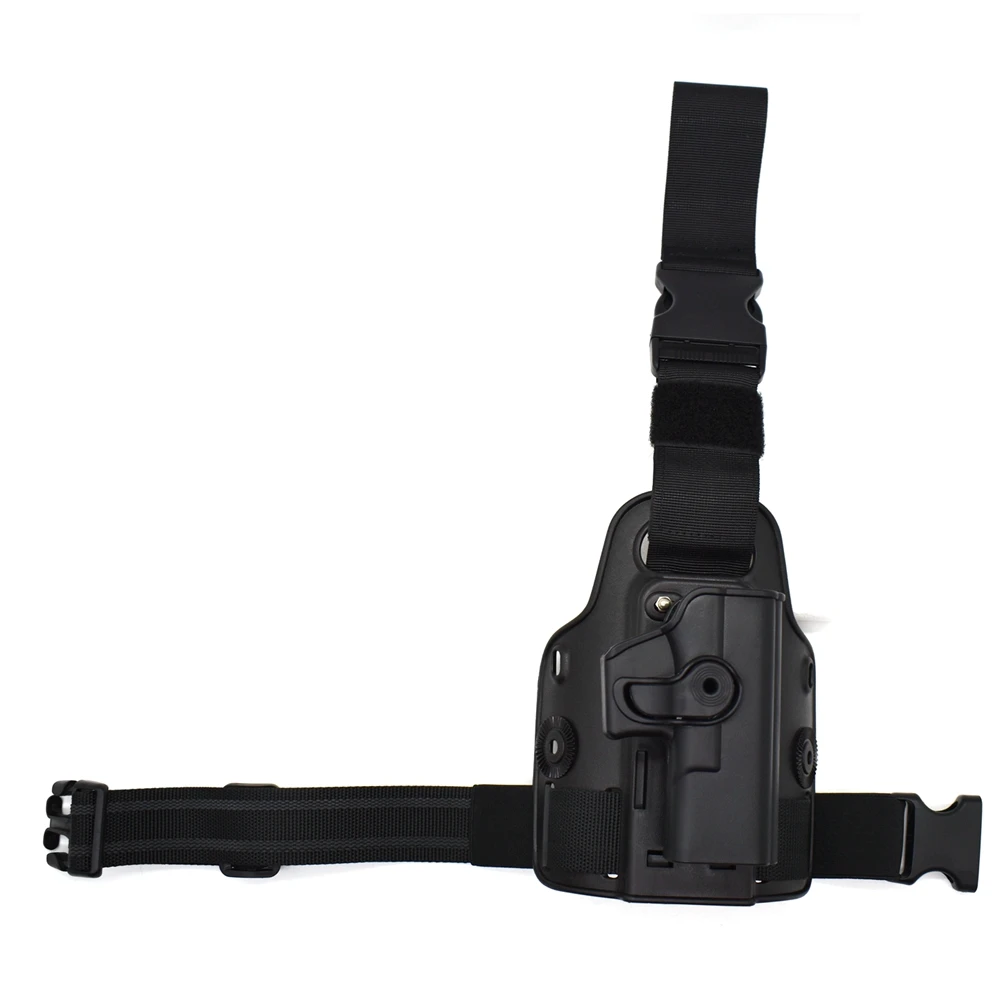 Funda para pistola de pierna caída de caza, funda táctica para pierna y muslo para G 17 19 Colt 1911 Beretta M9 PX4 Storm - imagen 3