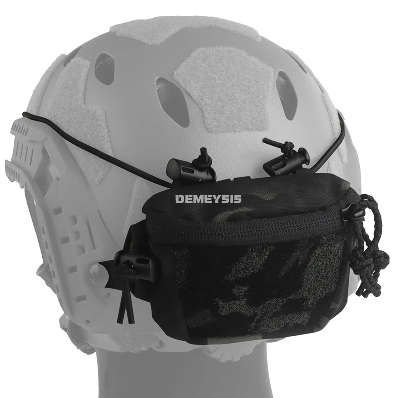 Bolsa de contrapeso de batería para casco al aire libre, bolsa trasera Universal para casco, bolsa de batería NVG, accesorios tácticos para casco - imagen 2
