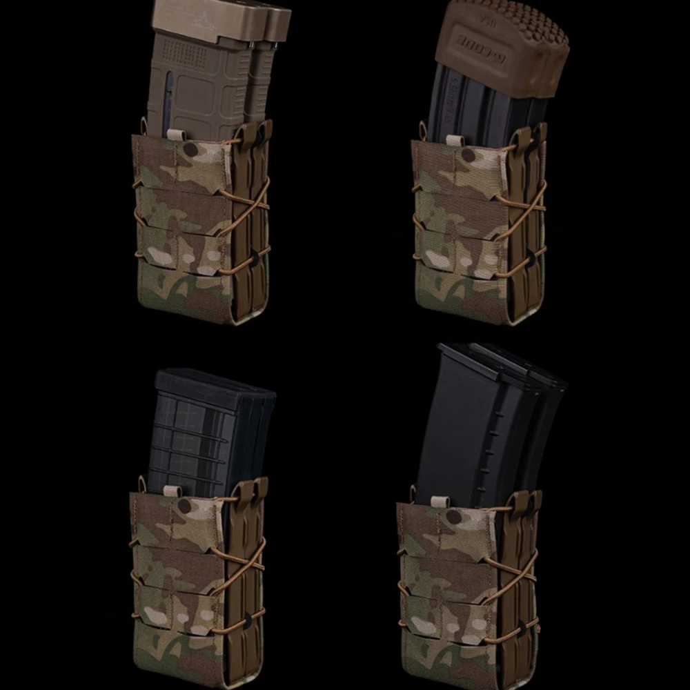 Bolsa táctica MOLLE doble para cargadores AK 5,56/7,62 Tiger – funda completa Mag V2 - imagen 5