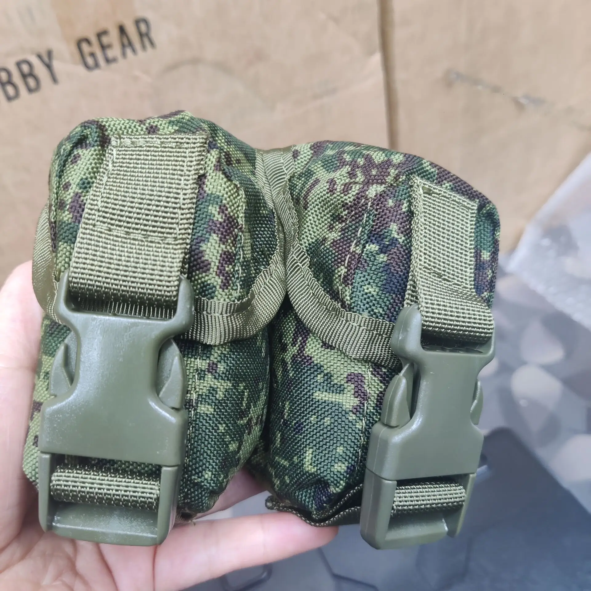 Molle Utility Edc riñonera táctica de doble granada, bolsa para cinturón, bolsa de caza para deportes al aire libre, bolsillo para herramientas, EMR ruso - imagen 2
