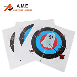 Papel diana arco recubierto 41x41 cm – Blanco para entrenamiento