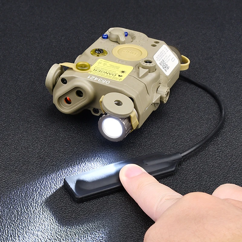 WADSN-puntero láser táctico LA-5C/UHP, versión IR, rojo/verde/Azul, visión infrarroja, blanco, LED, accesorio para linterna - imagen 3