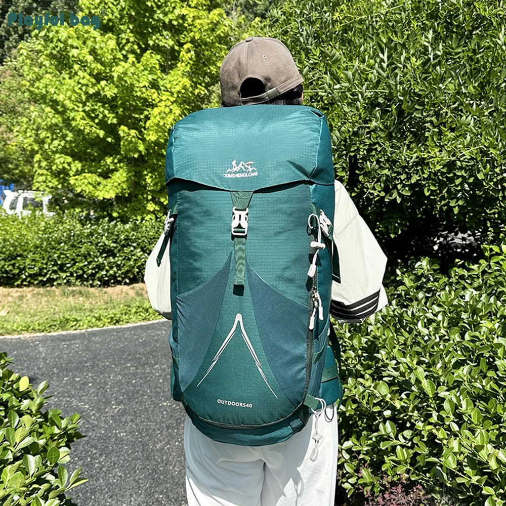 Mochila de montañismo de 40L, bolsa de senderismo de gran capacidad para hombres y mujeres, mochila de viaje AVA340 - imagen 3