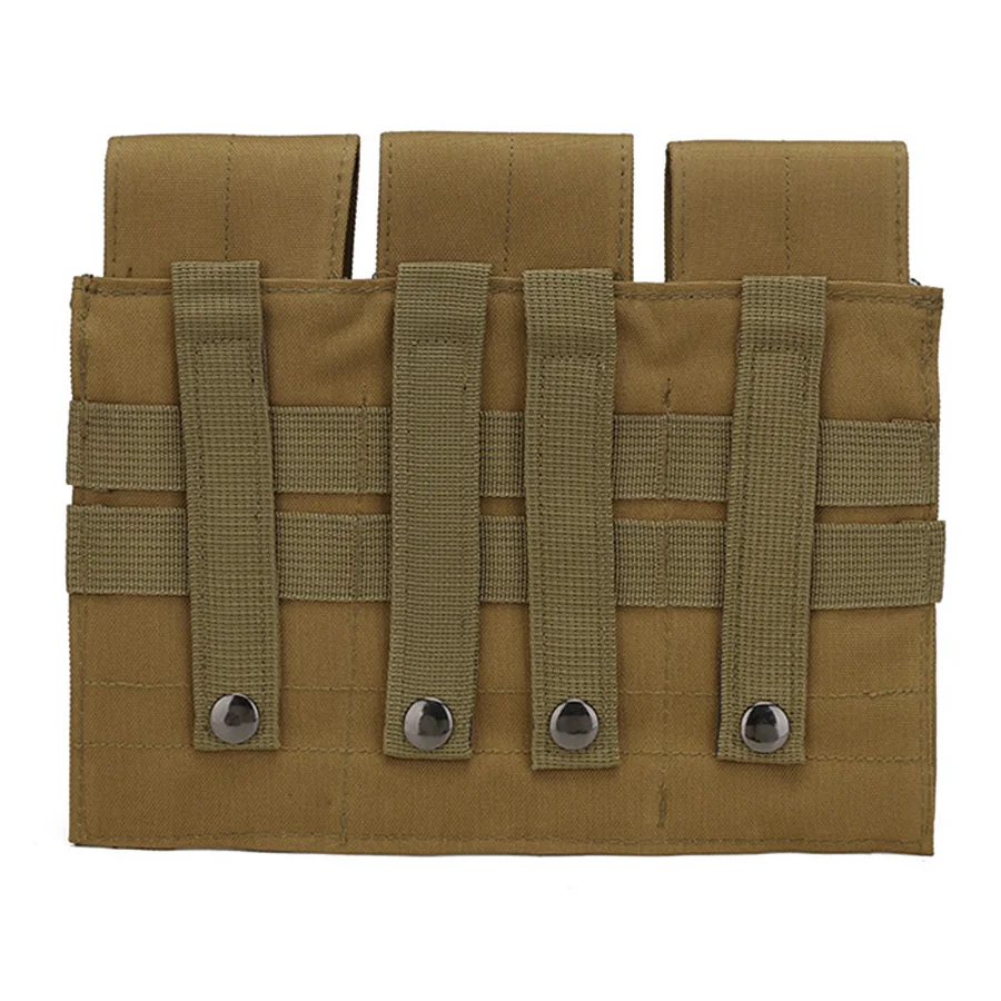 Bolsa de entrenamiento al aire libre con triple clip, chaleco de campo Molle, accesorio, miscelánea, bolsa de almacenamiento, walkie talkie - imagen 3