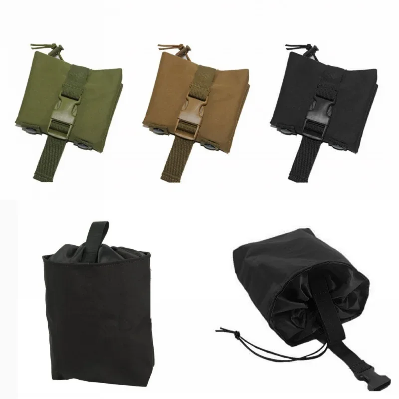 Molle-bolsa plegable para revistas, accesorios para senderismo y caza al aire libre, herramienta EDC, funda Mag de recuperación plegable, riñonera
