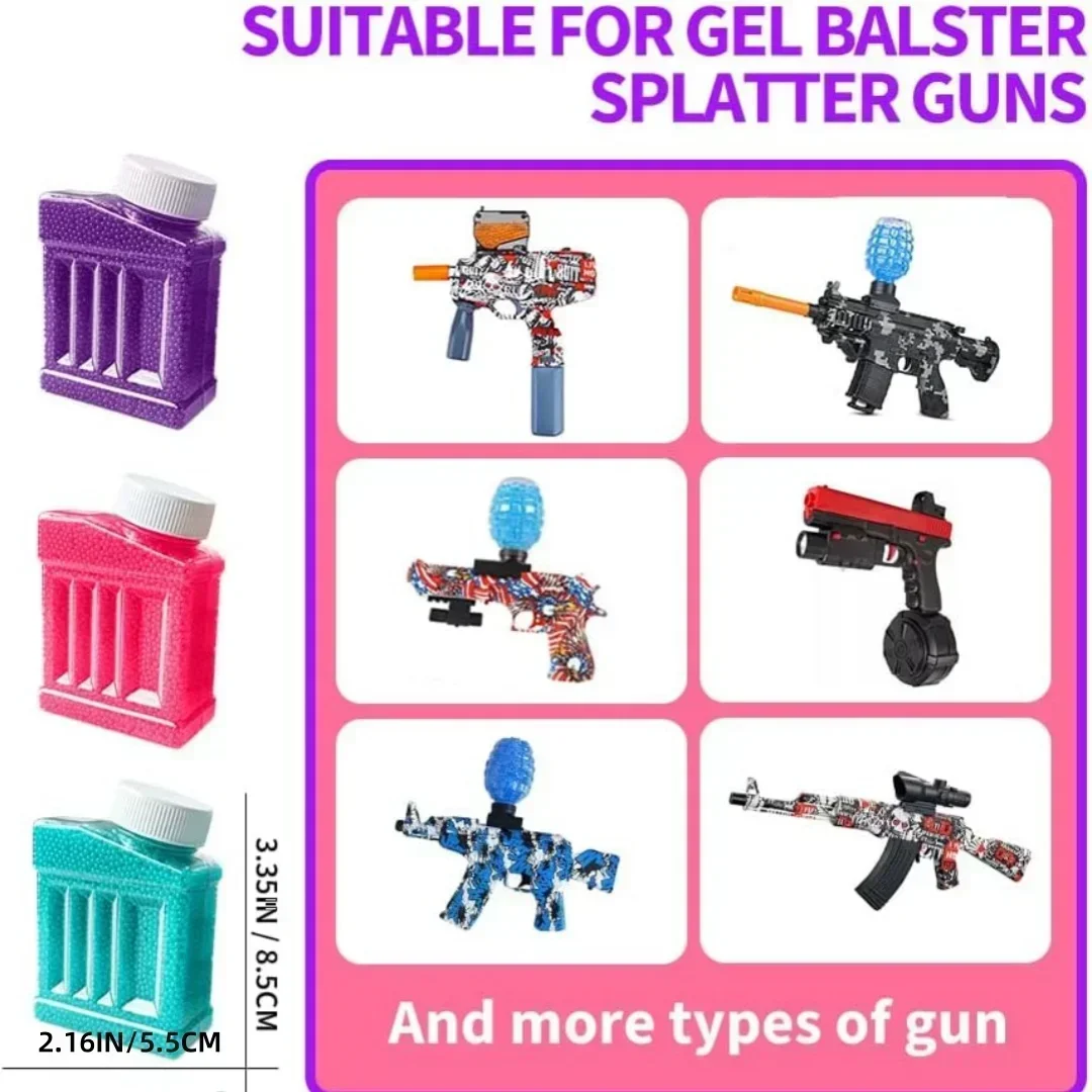 RRBotas de cristal de alta calidad, Gel de hidrogel, cuentas de agua, juguete para niños, barro de suelo de cristal que crecen, bolas de agua, pistola de juguete Ammos - imagen 4