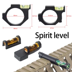 Mira telescópica para Rifle, nivel de burbuja apto para tubo de 25,4mm/30mm/34mm de diámetro, mira niveladora de retícula, montaje de riel Picatinny de 11mm y 20mm