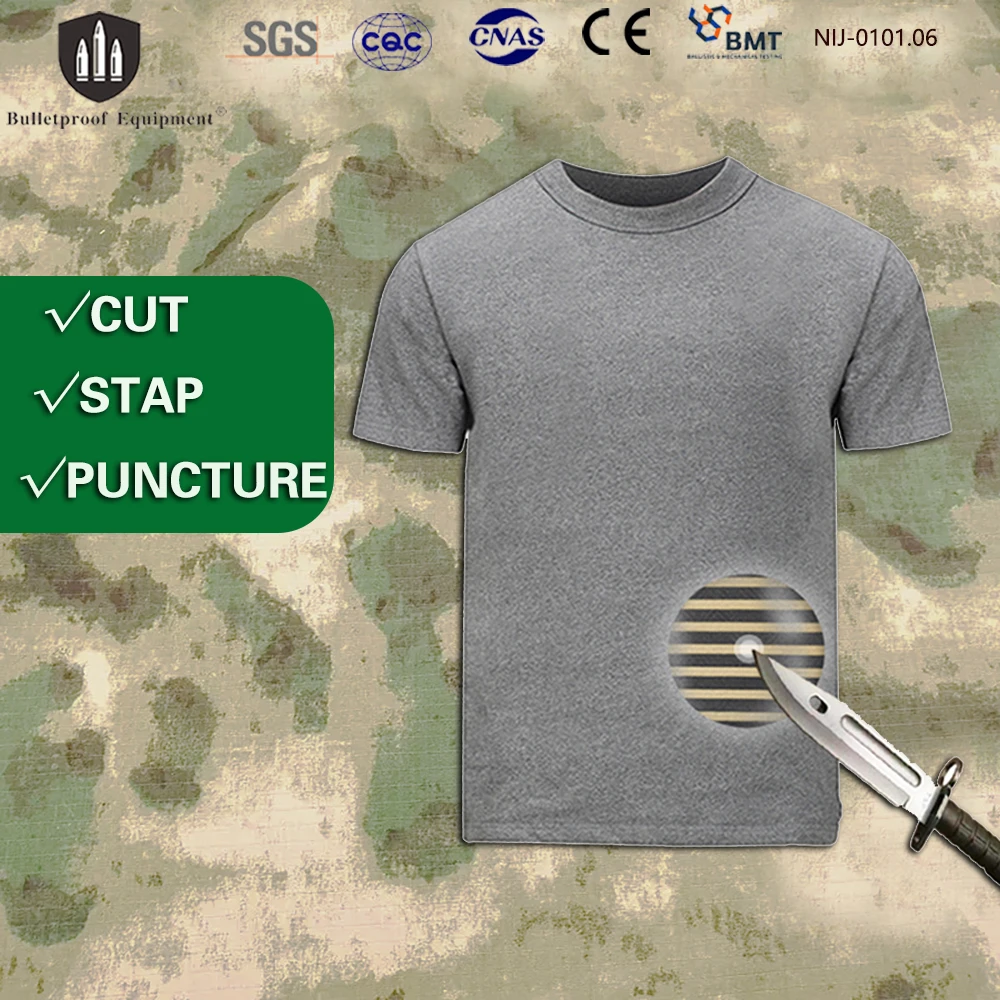 Protector corporal de seguridad Uhmwpe, cuchillo de caza, hoja de espada, chaleco a prueba de puñaladas, resistente a los cortes, ocultar Personal