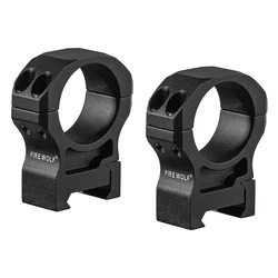Fire Wolf Soporte Anillos Picatinny 30mm Aluminio 7075