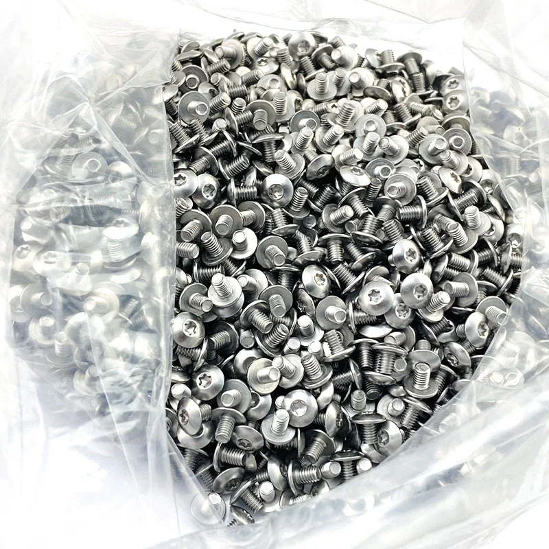 Tornillo de cabeza redonda para MANGO de cuchillo, herramienta de acero inoxidable M3, plegable, 10 piezas - imagen 5