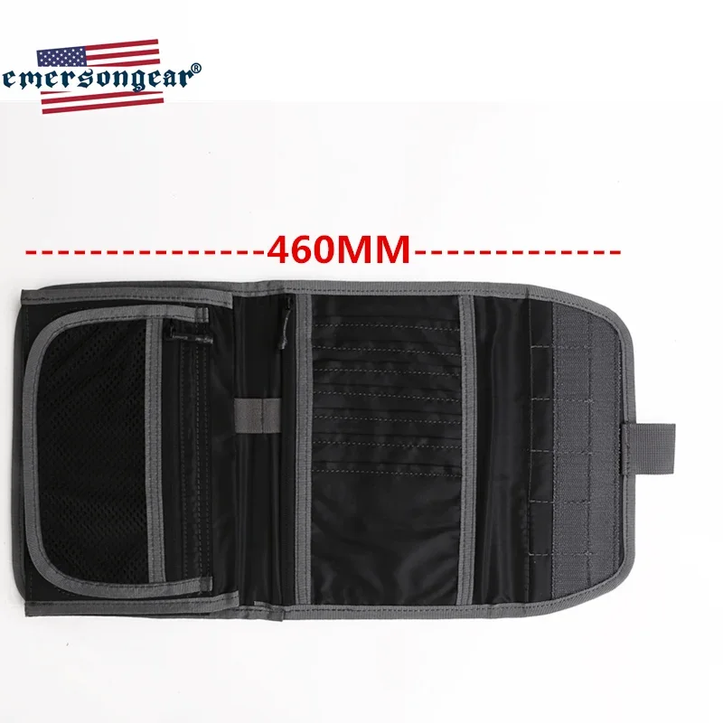 Emersongear-bolsa táctica para archivos EDC con etiqueta azul, paquete de tarjetas con nombre, bolsillo portátil, Camping, caza, senderismo, deportes al aire libre, nailon - imagen 4