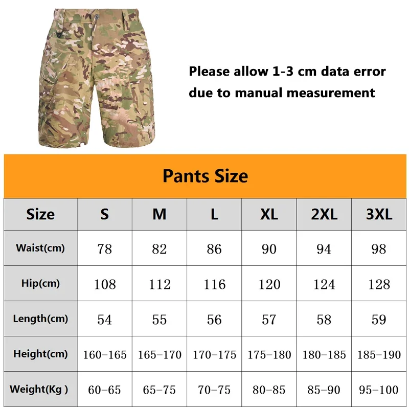 Pantalones cortos informales de verano para hombre, pantalones tácticos Softair, pantalones cortos Cargo impermeables, pantalones cortos deportivos de secado rápido para correr, senderismo, ropa de calle corta - imagen 2