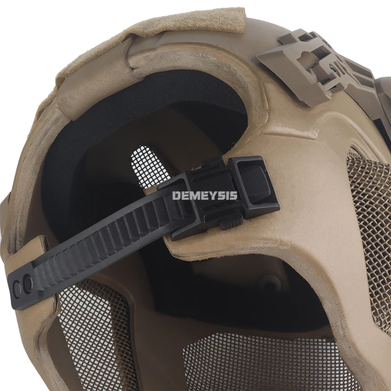 Airsoft Sports Helmets Full Protection CS Hunting Shooting Combat Tactical Helmet Outdoor Riding Helmet Head Protector - imagen 4