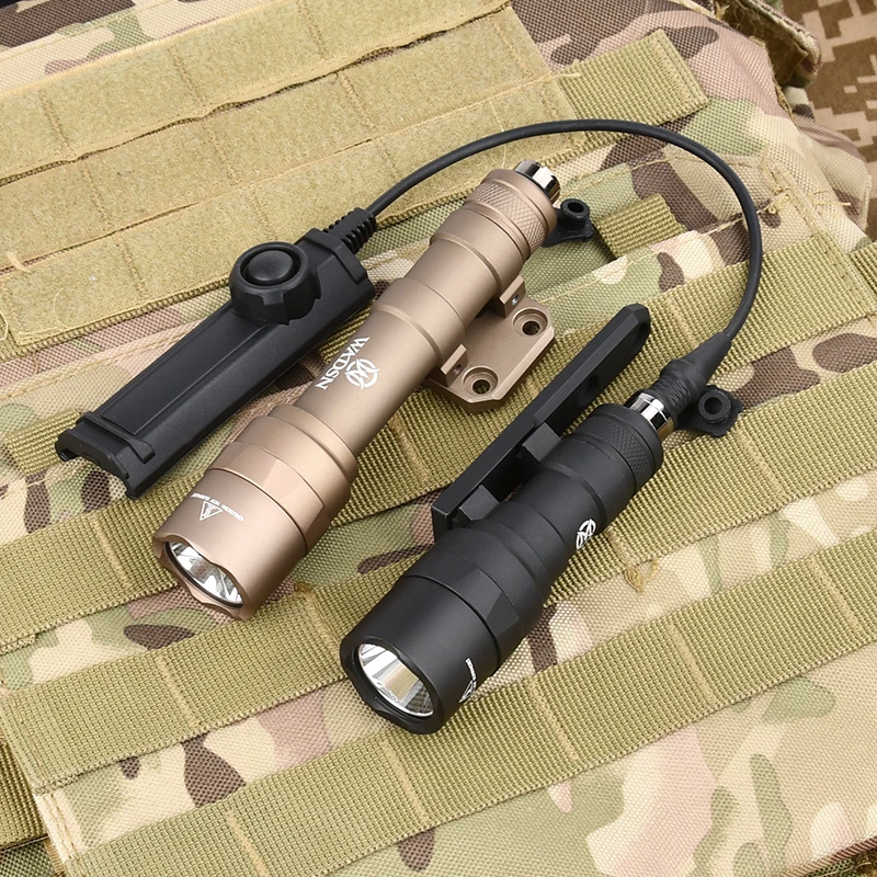 WADSN linterna de arma táctica M600 M600U para Mlok Keymod, Base de montaje, Riel, pistola Airsoft, Arma de caza, accesorios de luz Scout - imagen 3
