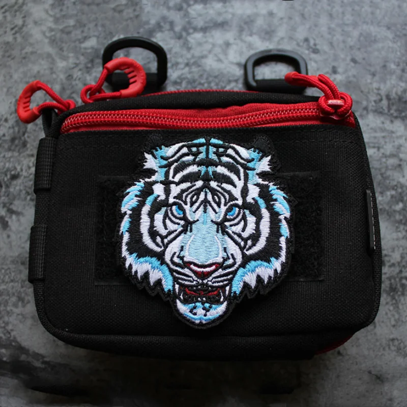 Parche bordado de tigre del zodiaco chino, brazalete táctico de Animal fuerte, insignia de año Natal, accesorio de ropa - imagen 5