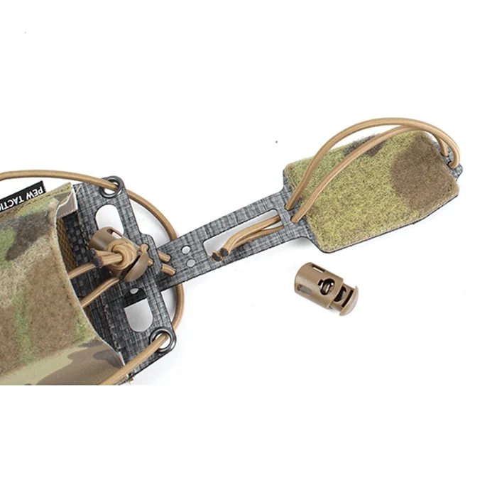 Caja de batería PEW Tactical PVS31 NVG, sistema de retención, bolsa para casco, marco de carbono estilo FERRO - imagen 4