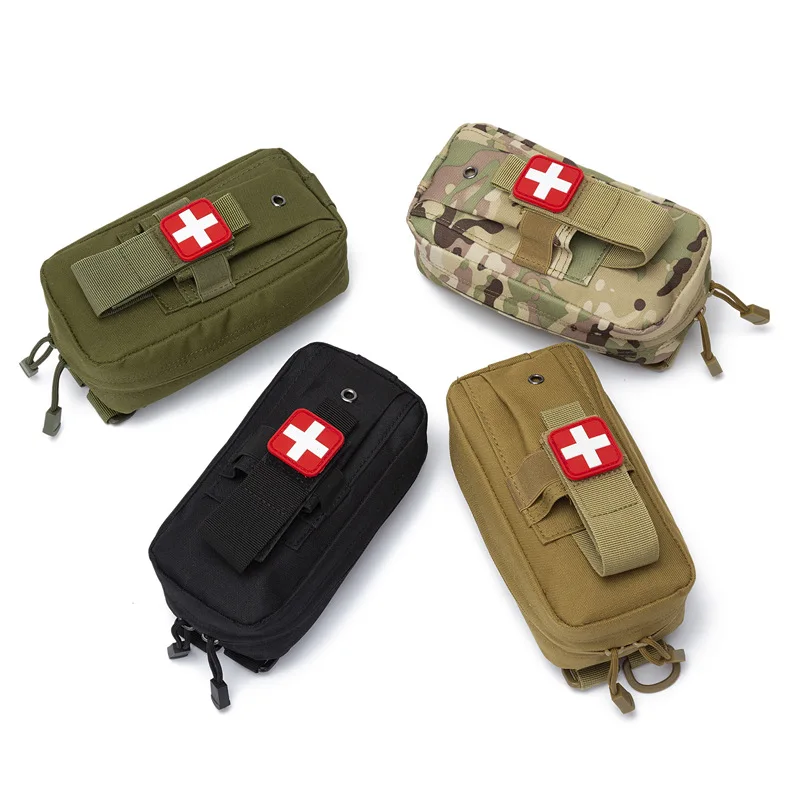 Equipo táctico de primeros auxilios para el muslo, bolsa EDC médica EMT, Kit de primeros auxilios, bolsa IFAK de supervivencia, plataforma para el panel de la pierna - imagen 3