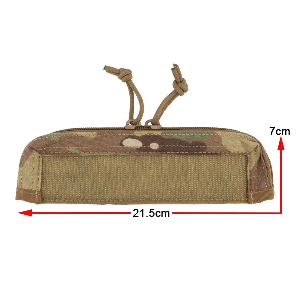 Chasis táctico MK3 MK4 Micro Fight, bolsillo con cremallera, inserto en el pecho, aparejo, doble cremallera, cubierta Airsoft, caza, chaleco de Paintball, accesorios - imagen 3