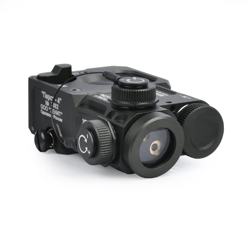 Perst 4 Metal verde IR láser Zenitc luz táctica Airsoft equipo caza accesorios de puntería auxiliar para riel Picatinny de 20mm - imagen 3