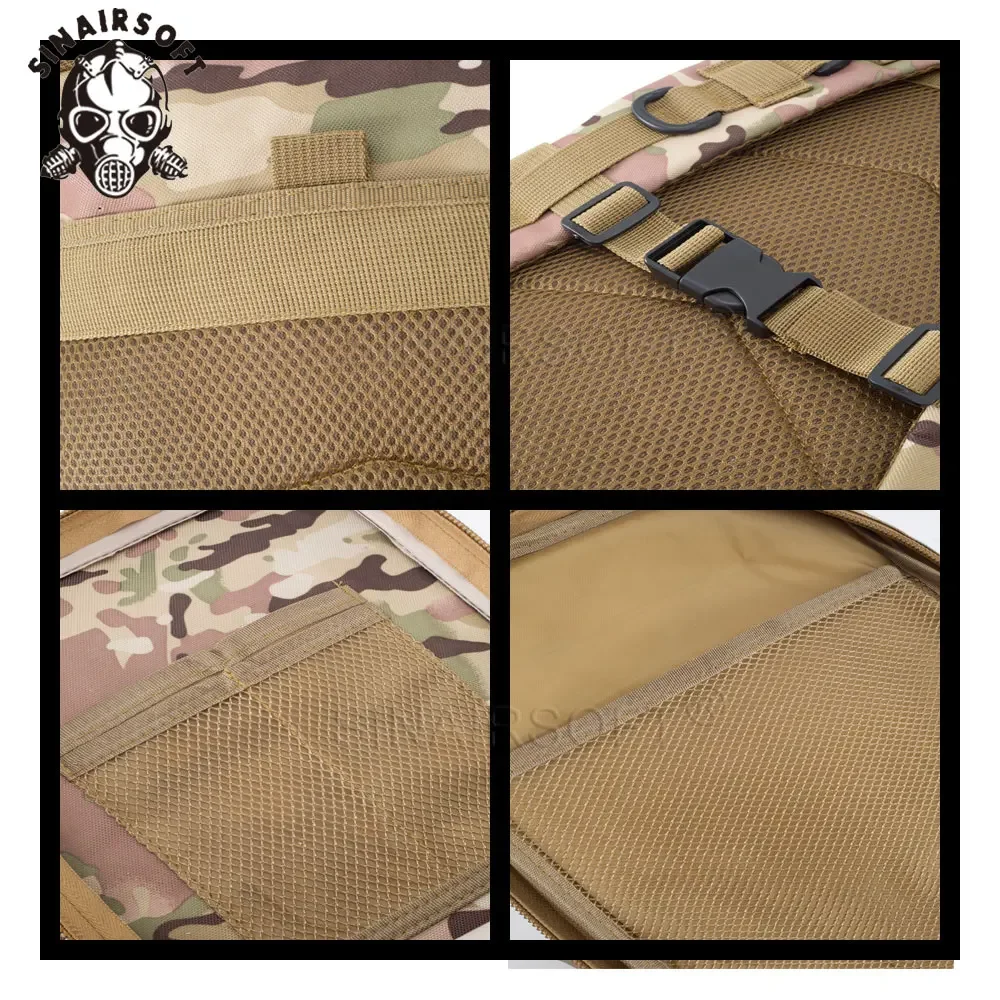 Mochila táctica militar de gran capacidad para hombre, bolsa de Asalto al aire libre, 3P EDC Molle, para senderismo, Camping y caza, 30l - imagen 5