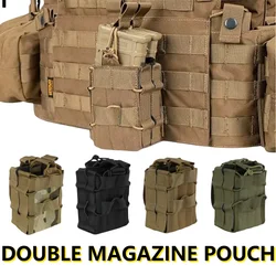 Bolsa MOLLE doble cargadores M4 M16 AR15 resistente para exterior