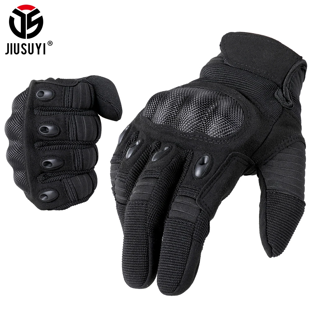 Guantes tácticos antideslizantes para hombre, protector de pantalla táctil para deportes al aire libre, ciclismo, senderismo, caza, Camping, trabajo de combate, conducción de Moto