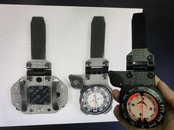 Brújula de corte láser Tegris, accesorio de navegación táctica GPS estilo SS 601 para exteriores