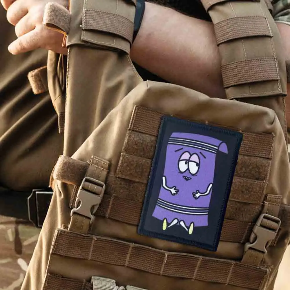 Parches tácticos Towelie, divertido gancho y bucle, bandera del ejército de EE. UU., parche Meme, insignia de moral militar, brazalete, pegatinas para mochila - imagen 5