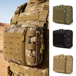 Bolsa táctica MOLLE nailon 1000D impermeable multifunción accesorios