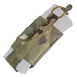 Bolsa elástica para revistas 5,56/7,62, liberación rápida, Rifle de tiro CS, soporte individual para Mag, Molle, caza, Airsoft, chaleco de batalla, camuflaje