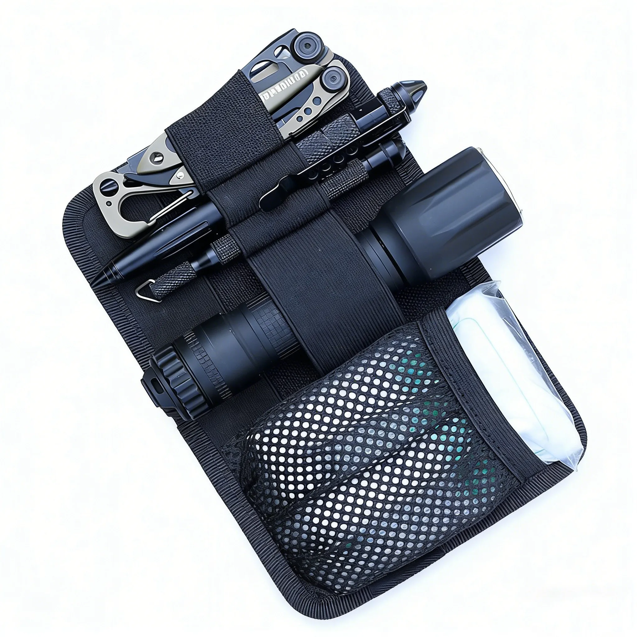 Organizador EDC de Panel de bucle de gancho Modular, bolsa de separación interior para mochila, chaleco, accesorios de caza, herramientas y equipos utilitarios - imagen 3