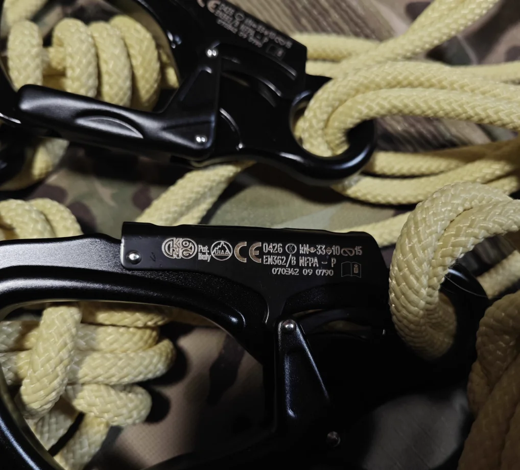 Accesorio de cinturón táctico para exteriores, cuerda de seguridad, bloqueo K automático, hebilla principal, cuerda de aramida, desmontable rápido - imagen 3