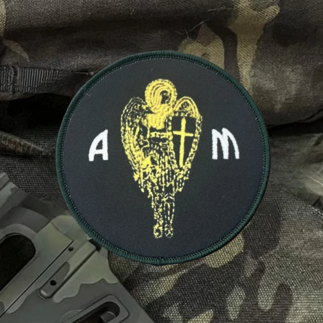 Parches impresos con insignia de moral de Arcángel Mikhail para ropa, brazalete militar táctico, gancho y bucle, accesorios para mochila, pegatinas - imagen 4