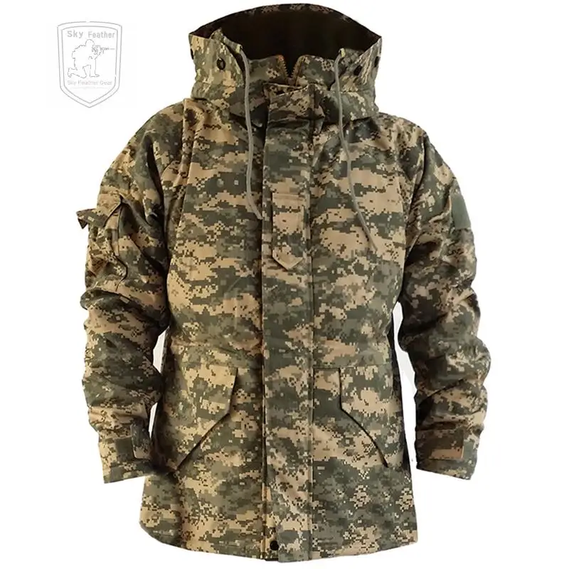 G8 Rash-Chaqueta cortavientos táctica para hombre, forro polar de camuflaje, abrigo cálido para exteriores, Invierno - imagen 3