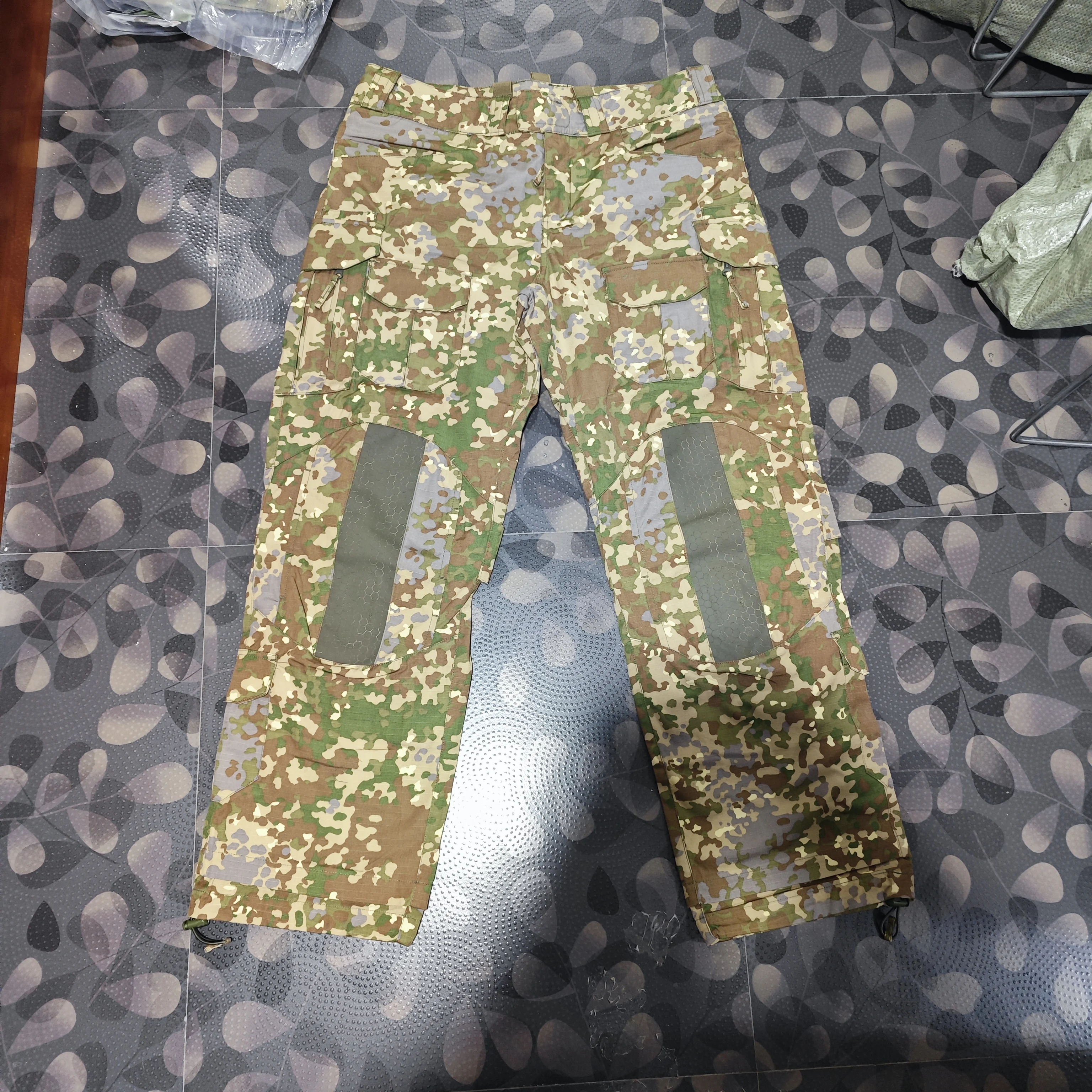 Traje táctico de caza estilo KSK Alemania Flecktarn camuflaje IRR entrenamiento de caza sigiloso - imagen 2