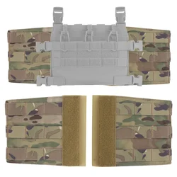 Chaleco táctico MOLLE montaje lateral para portaplacas y radio