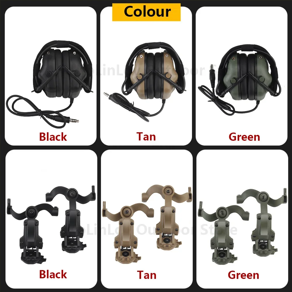 OPS Wendy GEN5 Auriculares tacticos con cancelacion de ruido M-LOK - imagen 5